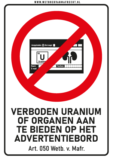 Wetboek van Mafrecht_Borden_Web2022__VERBODEN AAN TE BIEDEN